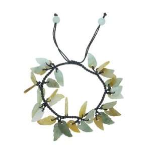   When You Wear This Jade Bracelet Made with Black Cord 