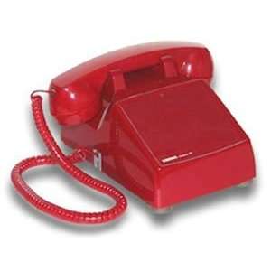  Viking Electronics No Dial Desk Phone Red Built In Volume 