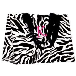   Zebra Print Eco Chic Reusable Bag   Personalized Free