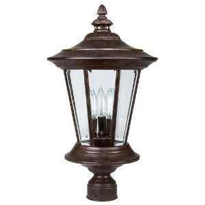  Capital Lighting Outdoor 9756 3 Lamp Outdoor Post Lantern 