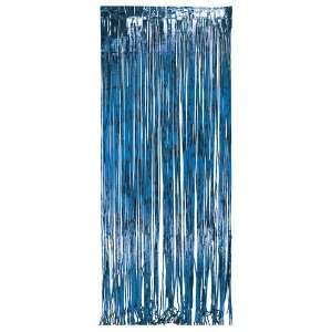  Door Fringe, Foil Blue, 8X3 (6pks Case)