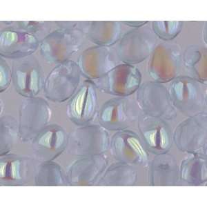   Glass Teardrop Fringe Beads. Pale Blue Rainbow Arts, Crafts & Sewing