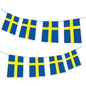   Just For Fun Flag Bunting (8Ft, Quality Paper)   Sweden Toys & Games