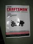  Craftsman 15.0 HP IC Lawn Tractor Owners Manual