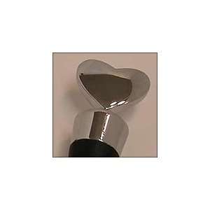  Heart with Stem Wine Stopper, Chrome Plate Kitchen 