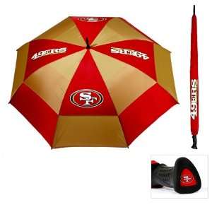  BSS   San Francisco 49ers NFL 62 double canopy umbrella 