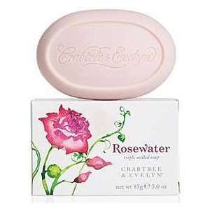  Crabtree & Evelyn Rosewater   Triple Milled Soap   Single 