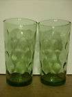 vintage hazelware a 3210 avocado green el dorado tumblers 10