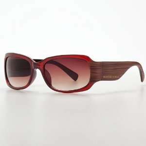 Dana Buchman Wood Grain Rectangle Sunglasses  Sports 