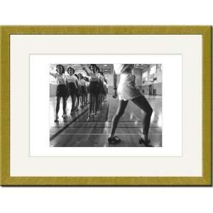   /Matted Print 17x23, Tap Dancing Class at Iowa State