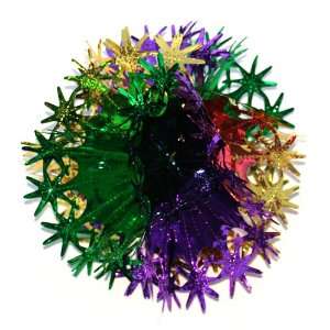 Mardi Gras Foil Ball Decoration