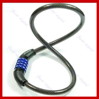 Digital Bike Bicycle Code Combination Lock Cable TY42  