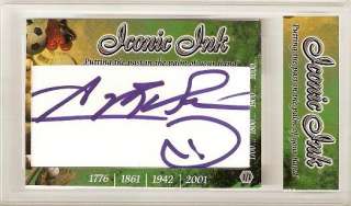 Sugar Ray Leonard Hot Iconic Ink Autograph GAI 1/1 Card  