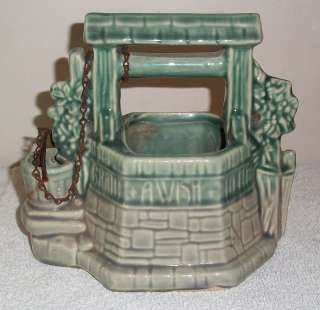 Vintage McCoy Pottery Planter~Grant a Wish Wishing Well  