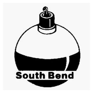  South Bend Push Button Float (Red and White, 1 1/2 Inch 