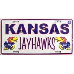  Kansas JayHawks License Plate Frame NCAA 