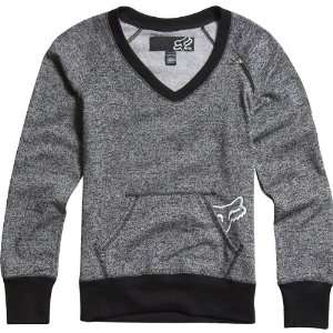   Vneck Pullover Girls Sweater Casual Sweatshirt   Black / X Small