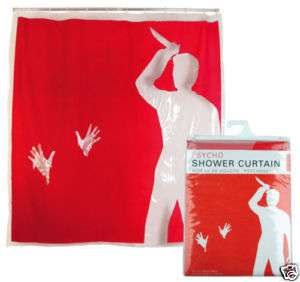 Psycho Shower Curtain Hitchcock Horror Theme Brand New  