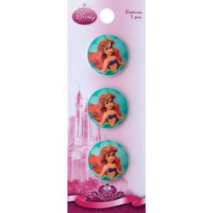  Disney 1 Buttons Ariel