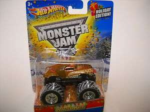   Wheels Monster Jam Truck Flag Series Monster Mutt Holiday Edition RARE