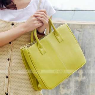 Fashion Women Korea Style PU leather Clutch Handbag Bag Totes Purse 12 