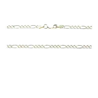 925 STERLING SILVER   22 3.0 MM. FIGARO NECKLACE CHAIN  