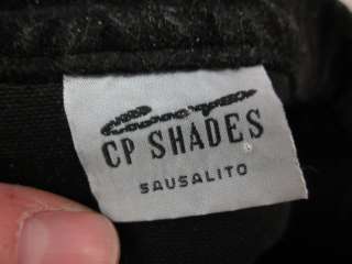 CP SHADES Black Cotton Button Up Jacket Sz S  