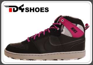 Nike Convention High JP Black Vivid Grape Grey 2012 Mens Casual Shoes 