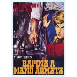The Killing Movie Poster (11 x 17 Inches   28cm x 44cm) (1956) Italian 