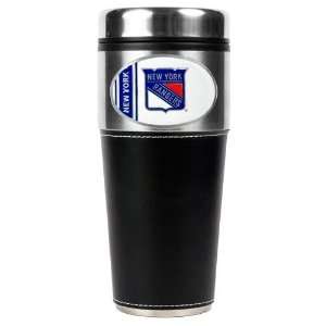  New York Rangers 16oz Stainless Steel Travel Tumbler with 