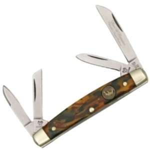 Hen & Rooster Knives 314BC Small Congress Pocket Knife with Beeswax 