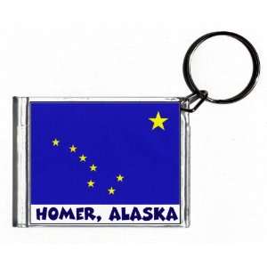 Homer Alaska Key Ring