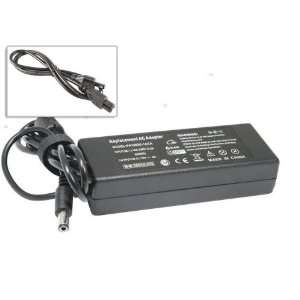  3 prong 15V 5A 75W Replacement Toshiba AC Adapter for 