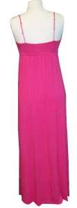 Nicole Miller Hot Pink Maxi Dress Size Large New without Tags  