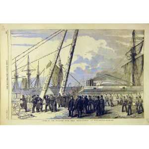   1855 Hms Retribution Portsmouth Wounded Soldiers War