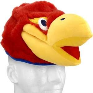  Team Heads Kansas Jayhawks Mascot Hat