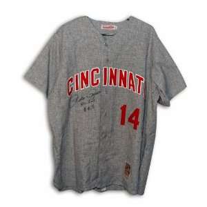  Autographed Pete Rose Cincinnati Reds Mitchell And Ness 