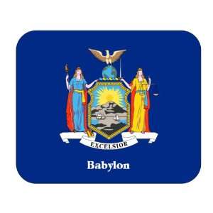 US State Flag   Babylon, New York (NY) Mouse Pad 