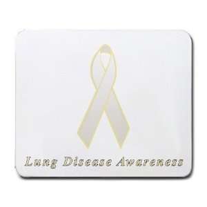  Lung Disease Awareness Ribbon Mouse Pad