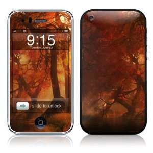  Creek Autumn Design Protector Skin Decal Sticker for Apple 3G iPhone 