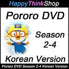 Pororo DVD Season 2 4 Korean Version   Korean Language English 