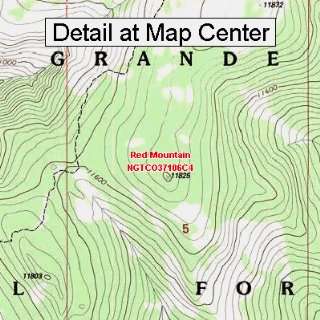   Map   Red Mountain, Colorado (Folded/Waterproof)
