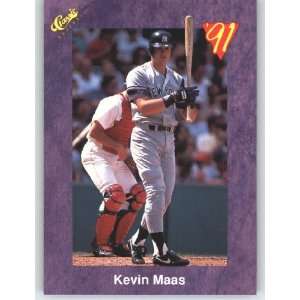 Classic Game (Purple) Trivia Game Card # 130 Kevin Maas   New York 