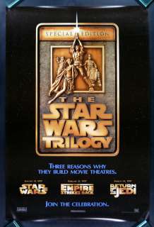 THE STAR WARS TRILOGY 1SH ORIG MOVIE POSTER 1997  