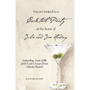 Chilled & Shaken, Custom Personalized Adult Parties Invitation, by Odd 