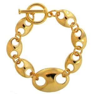  7.5 Gucci Licious Bracelet with Toggle In Gold Jewelry