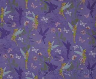 Tinkerbell Fairy Girls Lilac Butterfly Curtain Valance  