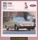 1966 1972 FORD CORSAIR V4 Car FRENCH SPEC PHOTO CARD