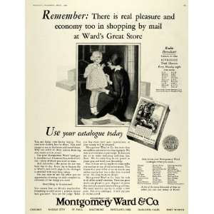  1928 Ad Montgomery Ward Clothing Department Store 