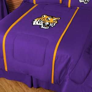  NCAA LSU Tigers Purple MVP Twin Microsuede Comforter